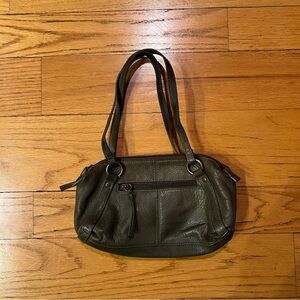 Cutie Olive Green Leather Shoulder Bag